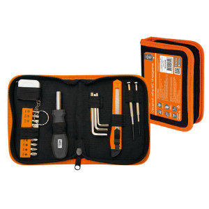 Слесарный набор №2, 18 предметов, тканевый чехол, "Гранит" SQ1014-0202