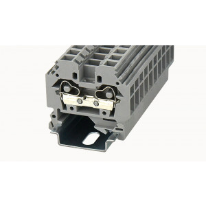 WS6-SD-01P-11-00Z(H), Проходная клемма, тип фиксации провода: пружинный, номинальное сечение: 6 мм кв., 41A, 800V, ширина: 8 мм, цвет: серый, тип монтажа: DIN35