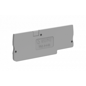 Торцевая крышка TPK2.5-4-GY-EA, Торцевая крышка, для клемм TPK2.5-4…, цвет: серый