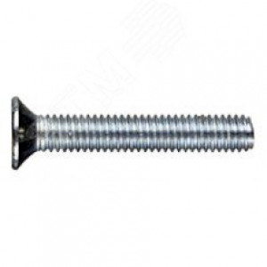 Винт DIN 965 М5х10 потайная голова класс прочности 4.8 покрытие цинк DIN965-М5х10