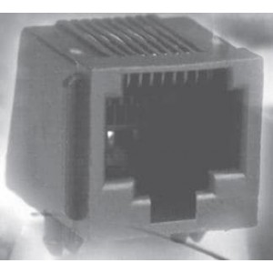 GDX-N-66, Модульные соединители / соединители Ethernet M/JK RT< 6P6C W/O PNL STP BLK