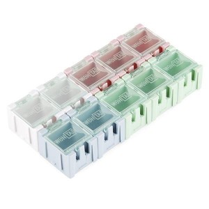 TOL-11527, Принадлежности SparkFun Modular Plastic Storage Box - Small (10 pack)