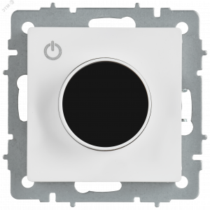 BRITE Термостат электронный с индикацией ТС10-1-БрАБ арктический белый IEK BR-RT11-K91