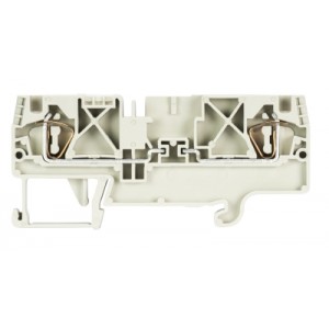 Клемма для модулей WKFN 4 TKG/35, Клемма для подключения модулей, тип фиксации провода: пружинный, номинальное сечение: 4 мм кв., 500V, ширина: 6 мм, цвет: серый, тип монтажа: DIN35