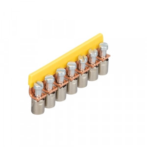 Соединительная перемычка IVB WK 4 - 7, Соединительная перемычка, 7 полюсов, неизолированная, винтовая, для клемм: WK 4/U; WK 4TKS