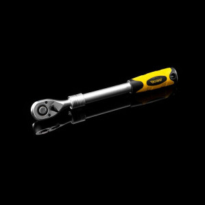 Ключ телескопический трещоточный 1/2, 330-460мм, CrV, двухкомпонентная рукоятка KR-12-8411