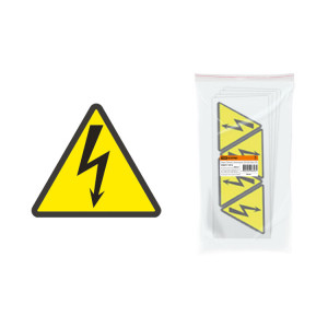 Символ "Молния" (треугольник) 100х100х100мм SQ0817-0016