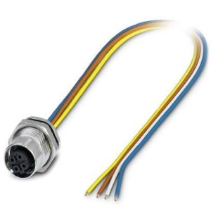 1551529, Цилиндрические метрические разъемы SACC-DSI-FSD -4CON-PG9/0,5 SCO