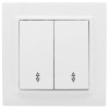 Переключатель проходной 2-кл. СП Минск 10А IP20 бел. Basic ERV10-027-10