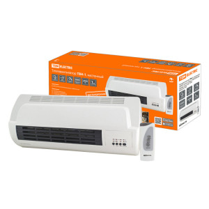 Тепловентилятор ТВН-1, настенный, 2000 Вт, регул. мощн. (1000/2000 Вт), таймер, пульт ДУ, SQ2520-1304