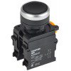 Кнопка с фиксацией d=22мм 1NO+1NC ч-рная MASTER MI-BT60-11T-3-21-K02