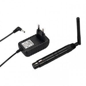 Усилитель SMART-DMX-Receiver Black (5V, XLR3 Male, 2.4G) 028417, Беспроводной приёмник (усилитель) сигнала DMX512. Вход - радиосигнал 2.4G, выход DMX512. Разъем XLR3 Male, питание DC 5V (укомплектован адаптером). Максимальное расстояние между передатчиком и приёмником сигнала - 400 метров. Габариты 215x21x21 мм. Работа