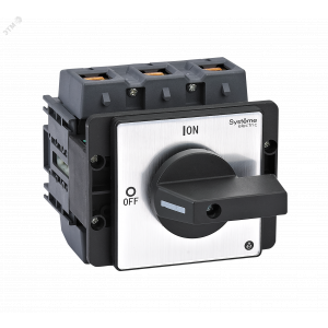 ВЫКЛЮЧАТЕЛЬ-РАЗЪЕДИНИТЕЛЬ 3P 175A С Ч-РНОЙ РУКОЯТКОЙ НА ДВЕРЦУ 4 ВИНТАМИ MSD175320B