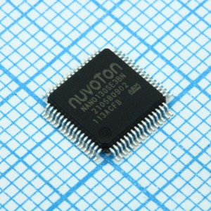 NANO130SE3BN, Микроконтроллер 32-бит 128кБ Флэш-память 64LQFP