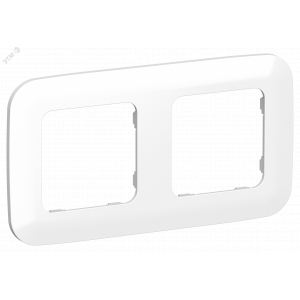 FLITE ARTISTIC Рамка 2-местная РУ-2-А-ФлБ белый IEK FI-M22-31-20-K01