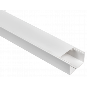 METRA Кабель-канал парапетный 85х50мм с крышкой шириной 75мм белый 638080