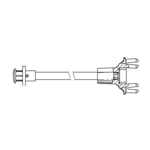 SZ1-6.00-F4PD54, Светодиодные трубки Optical Fiber Color Black 6in L