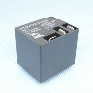 NT90T-N-C-S-DC12V-C-B-0.9, Реле силовое, 40А одна контактная группа-два направления катушка 12В 130°С 0.9Вт