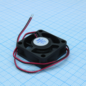 RQD 3010MS 12VDC, Вентилятор 12В 30x30х10мм, 8000 об/мин, 0.091м3/мин, 23дБ, подшипник скольжения, тип вывода - провод