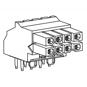 44764-2401, Проводные клеммы и зажимы Micro-Fit (3.0) BMI RA Hdr/Fem Tin 24Ckt