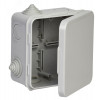 Коробка расп. КМ 100х100х50мм о/к IP54 4 вв. (7035) UKO31-100-100-050-K03-54G