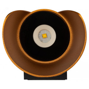 Светильник светодиодный WL42 BK+GD 10Вт 3500К IP54 для интерьера/фасадов черн./зол. Б0054420