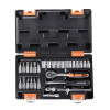Набор инструментов 1/4дюйм CrV в кейсе 29 предм 73/6/7/1