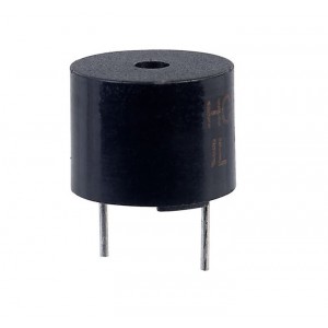 HCM1205F, Звукоизлучатель электромагнитный, +5В, d=12mm 60 мА, 85 дБ, 2.4 кГц, h=6.5 мм
