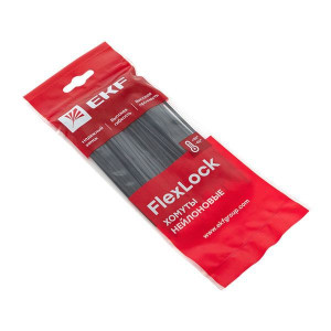 Хомут P6.6 2.5х150 FlexLock стандартный черн. (уп.100шт) PROxima plc-fl-ctsb-2.5x150