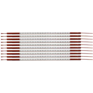 brd132952, SCN-03-2 клипсы белые, 300шт/упак, для провода 1-1.3мм диаметра, легенда 2