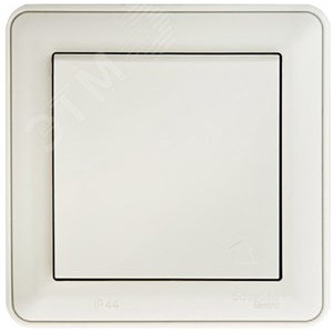 Розетка 1-м СП W59 Aqua 16А IP44 с заземл. защ. шторки в сборе бел. SE RS16-152B-18