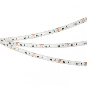 Лента герметичная RTW-SE-A120-8mm 24V RGB (12 W/m, IP65, 2835, 5m) 042906, Светодиодная лента RTW серии A120, герметичная IP65 (SE - силиконовое покрытие). Светодиоды SMD 2835, 120 шт/м (600шт на 5м), белая плата, скотч 3М. Цвет RGB, угол 120°. Питание 24 В, мощность 12 Вт/м (60 Вт на 5 м). Размеры 5000x8x3 мм. Мин. отрезок 50 м