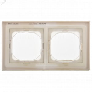 FLITE Рамка 2-местная IP55 Рпро-2-55-ФлСл сливочный IEK FI-M20-32-55-K86