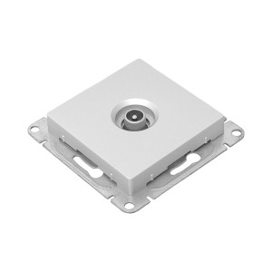 Механизм розетки TV, проходная, алюминий Эпика EKF UP1-SOA-TV-2