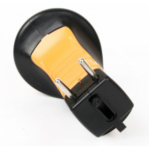 Фонарь аккумуляторный LED3807 7LED 2 режима аккум. SLA 220В пластик. черн./желт. (кор.) 9216