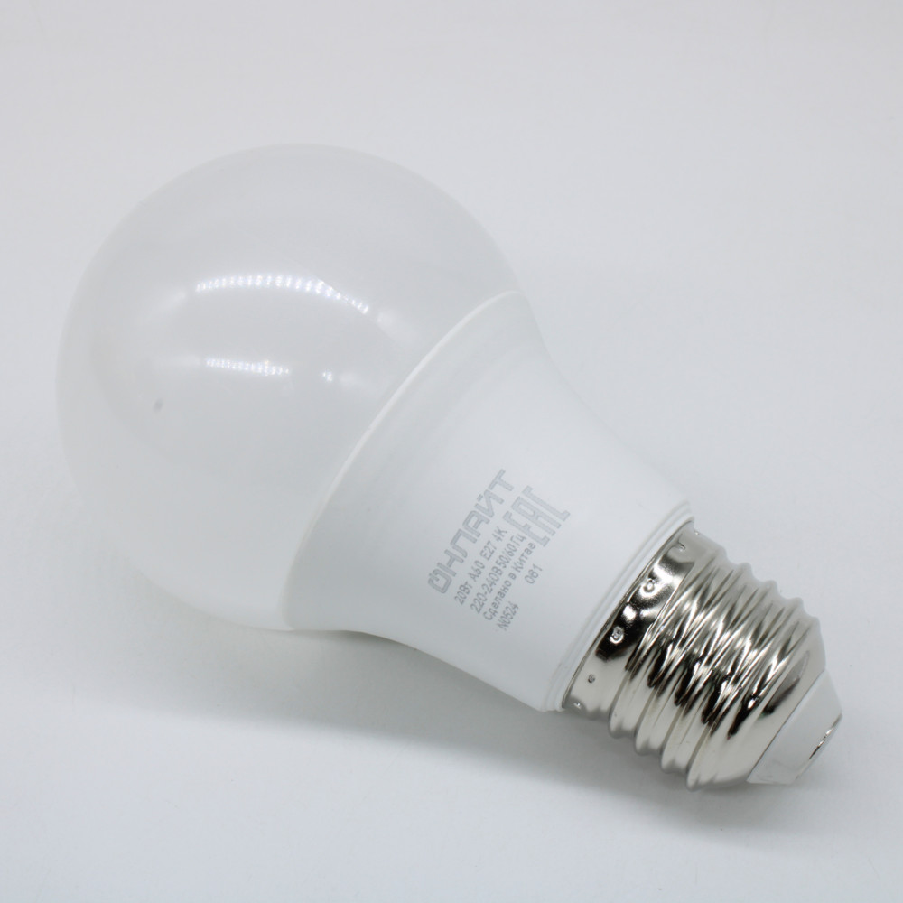 Изображение товара Лампа светодиодная 90 444 OLL-A60-20-230-4K-E27-PROMO ОНЛАЙТ 90444