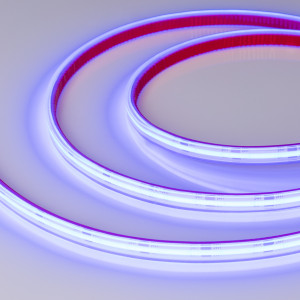 Лента герметичная COB-PS-X544-10mm 24V Blue (11.5 W/m, IP67, CSP, 5m) 032182(2), Герметичная IP67 (экструзия) лента COB сплошной засветки без видимых светодиодов. Светодиоды CSP 544 шт/м. Цвет свечения СИНИЙ, световой поток - лм/м, угол 140°. Мощность 11.5 Вт/м, питание 24 В. Размеры 5000х10х4,8 мм. Мин.отрезок 29,41 мм. Установка при