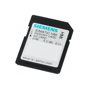 Карта памяти  6AV2181-8XP00-0AX0, КАРТА ПАМЯТИ SIMATIC HMI SD КАРТА 2 ГБ ДЛЯ ПАНЕЛЕЙ SIMATIC HMI СЕРИИ COMFORT