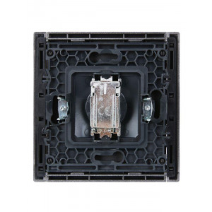 FORTE&PIANO Розетка TV оконечная FP528 сталь IEK FP-A10-O-K46