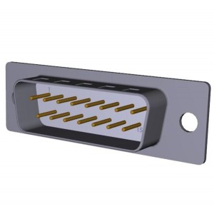 172-E15-113R021, Стандартные соединители D-Sub  15P MALE DIP SOLDER .250" NUTS B/S