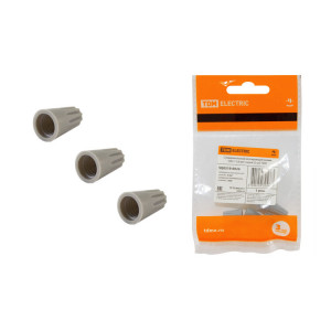 Соединительный изолирующий зажим СИЗ-1 3,0 мм2 серый (5 шт) SQ0519-0026