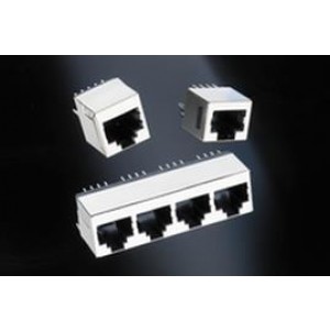 203512, Модульные соединители / соединители Ethernet 8P 8P8C RA CAT 5 RJ45 SHLD THR