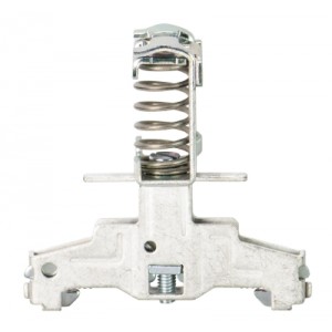 Зажим кабельный WST 8/TS 35, Зажим для подключения экранированного кабеля, тип фиксации провода: зажим, для кабеля: 3-8 мм, цвет: серый, тип монтажа: DIN 35