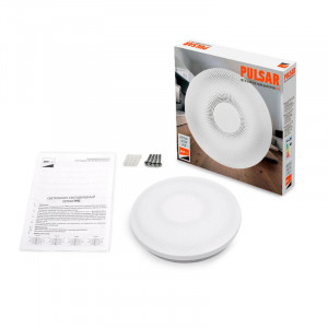 Светильник светодиодный декоративный PPB Pulsar 24Вт 4000К IP20 d260х55 настенно-потолочный бытовой 5024724