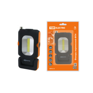 Фонарь переносной светодиодный ФП4, 1 Вт LED+3 Вт COB, 110 лм, 3хААА, магн., телескоп, SQ0350-0098