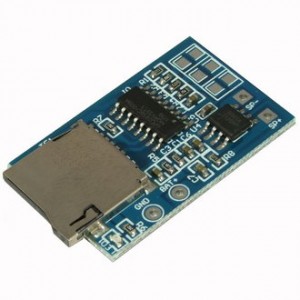 EM-611, Модуль MP3 плеер мини моно, воспроизведение с карты micro SD 512…16 Гб