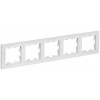 Изображение товара BRITE Рамка 5-местная РУ-5-БрАБ арктический белый IEK BR-M52-K91