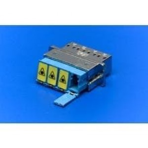 106123-0700, Волоконно-оптические соединители LC EMI QUAD ADAP BLU E FRONT SCREW MOUNT