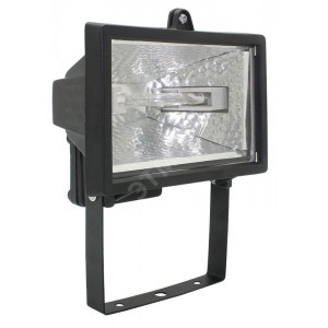 Прожектор ИО150 галоген. черный IP54 LPI01-1-0150-K02