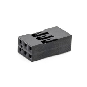 65043-034ELF, Проводные клеммы и зажимы MINI LATCH HSG .100 DBL.--ROW
